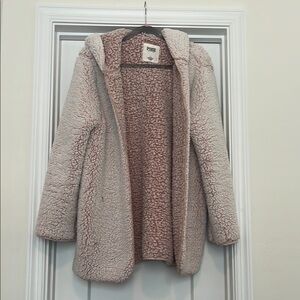 PINK Victoria's Secret Cream Plush Robe Intimates